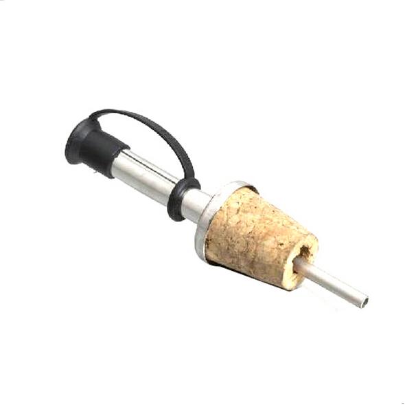 Popular wholesale Stainless Steel Pourer with Cork for Ceramic/Olive