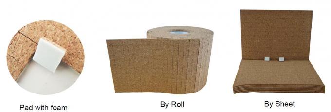 Cork Transportation Pads for Glass & Mirror Protection with PVC foam 18x15mm