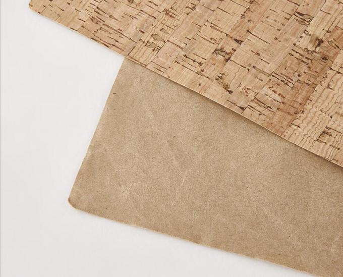 High Quality and Soft Cork Leather with Natural Cork Veneer and PU Backing for Bag, Sofa, Wall Decoration
