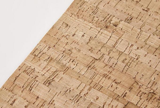 High Quality and Soft Cork Leather with Natural Cork Veneer and PU Backing for Bag, Sofa, Wall Decoration