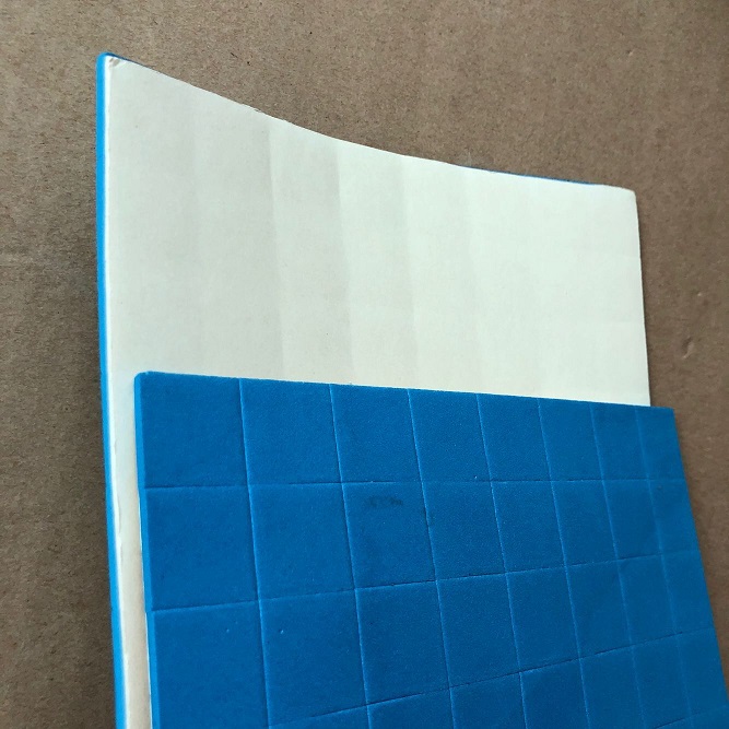 40x40x10mm Glass & Mirror Seperating Cork Pad with PVC Foam Backing