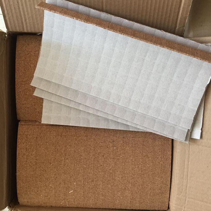 40x40x10mm Glass & Mirror Seperating Cork Pad with PVC Foam Backing