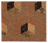 High Quality Nature Cork Fabric/Leather for bag and shoes making with PU backing,waterproof and dust resistance