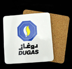 Hot selling promotional cork coaster Customized size and printed logo