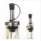 Hot Selling Stainless Steel and Plastic Plug Lid for Wine Glass Bottle, Glass Bottle Pourer