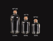 40mm Good Quality Glass Jars Bottles with Cork lid,  for Messages, Wedding Wish, Jewelry