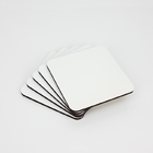 Popular Square 3.5'' Sublimation Blank MDF Drink Coasters with Cork Back