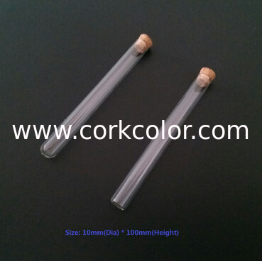 10*100mm Test tube with cork top