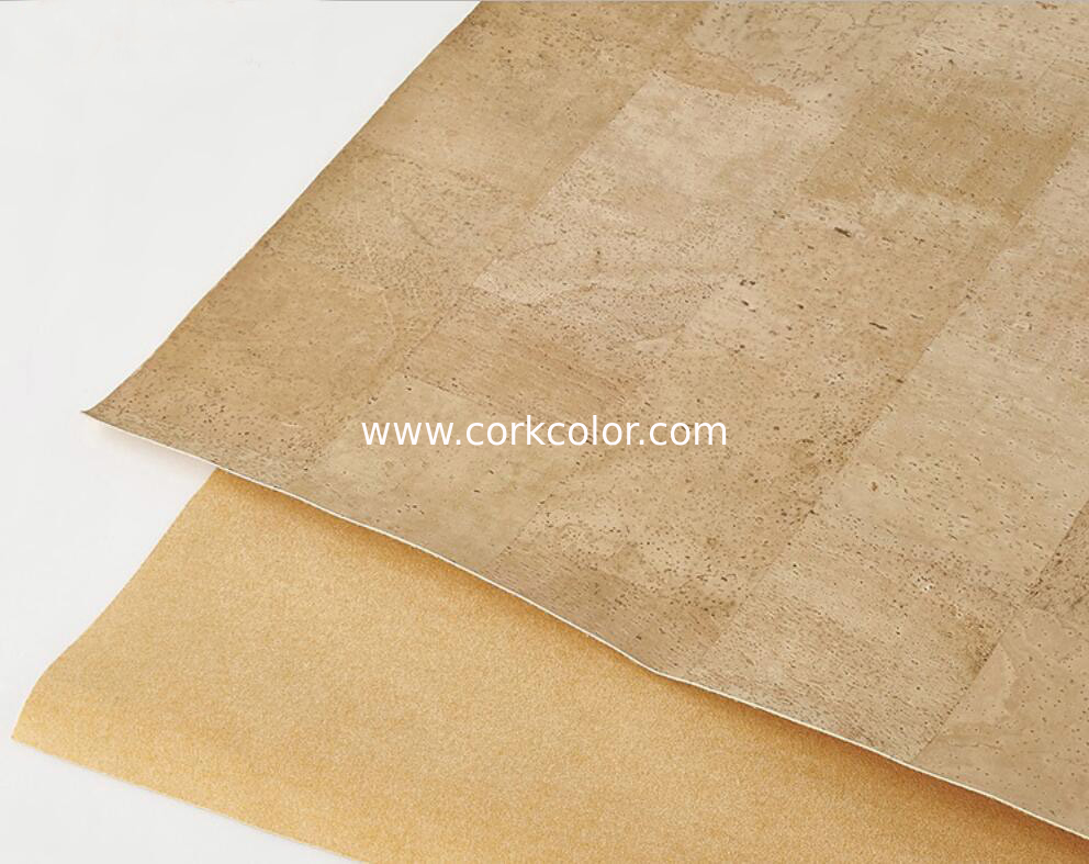 1.35m Width Waterproof and Durable Nature Cork Fabric/Leather for Bag, Notebook, Shoes, Hat Making