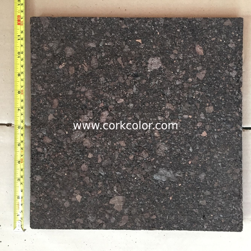 China Wholesale Adhesive Dark Cork Tiles 12''X12''x0.5'' for Wall or Bulletin Board