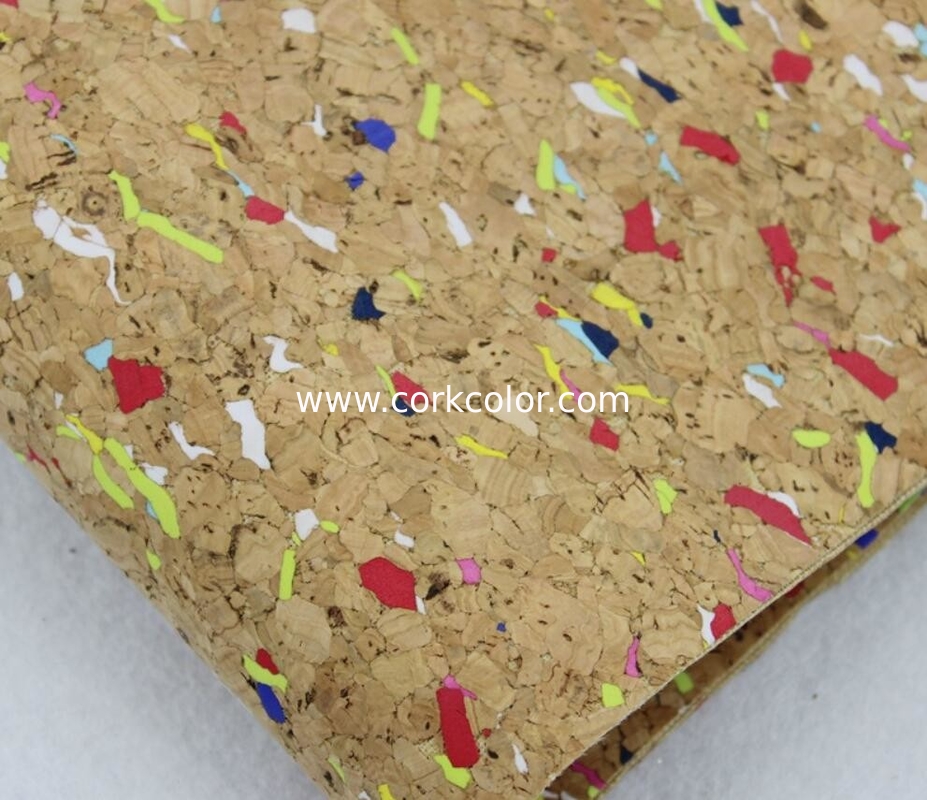 1.35m Width Coloful Nature Cork Fabric/Leather for iPhone Cover, iPad Cover