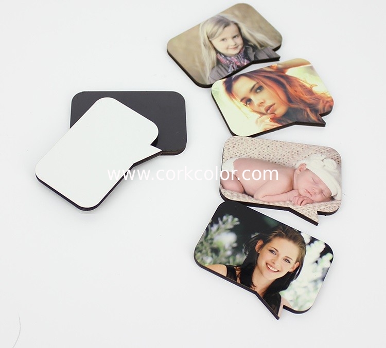 Promotional 60x45mm Sublimation Blank Fridge Magnets for Souvenir and Gift