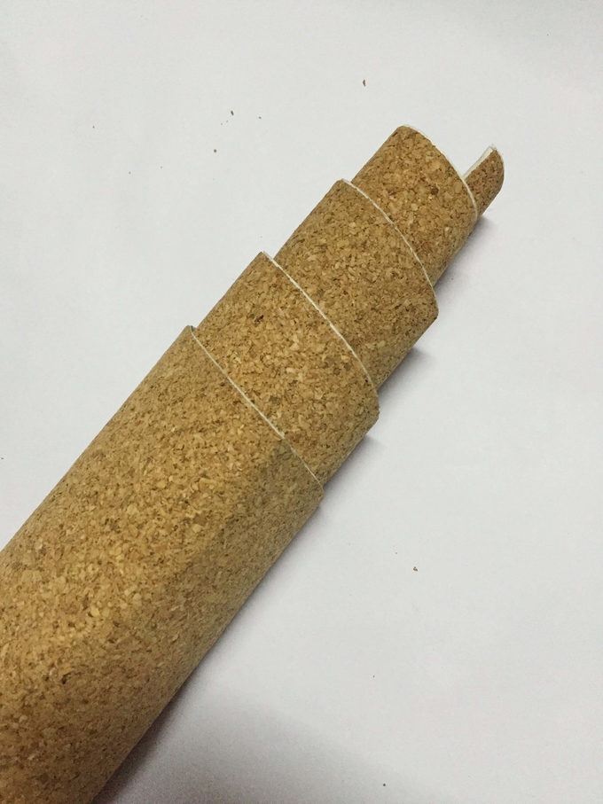 Eco Friendly Cork Sheet with Adhesive Backer for Kindergartenhand Craft Usage