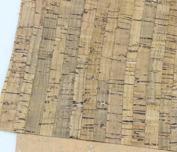 Popular 1.35m Width Dark Black Color Cork Fabric by Yard for Handbad, Wallet Making