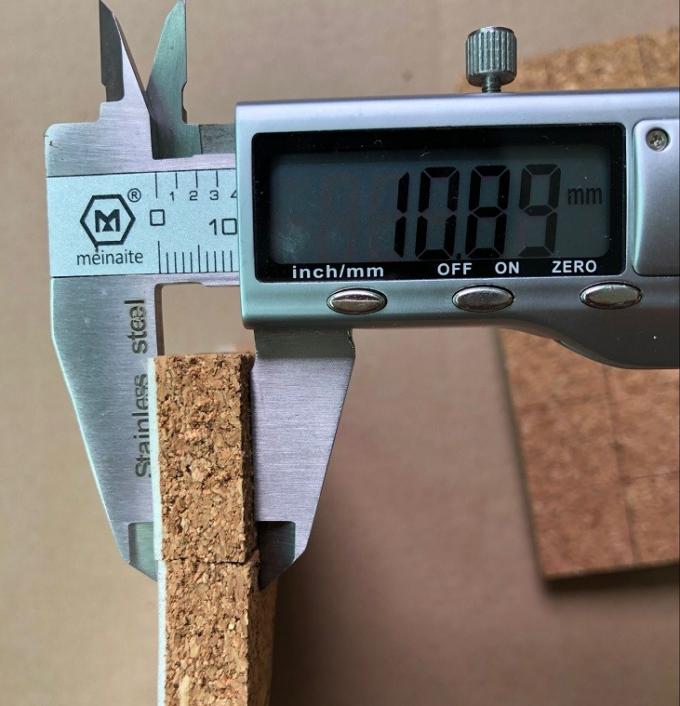 Factory Wholesale 1''x1''x0.5''Glass & Mirror Seperating Cork Pad with PVC Foam Backing
