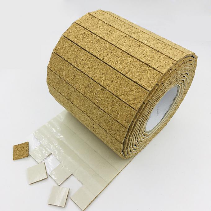25*25*3+1MM Cork Pads with Static Foam Backing for Protecting Glass by