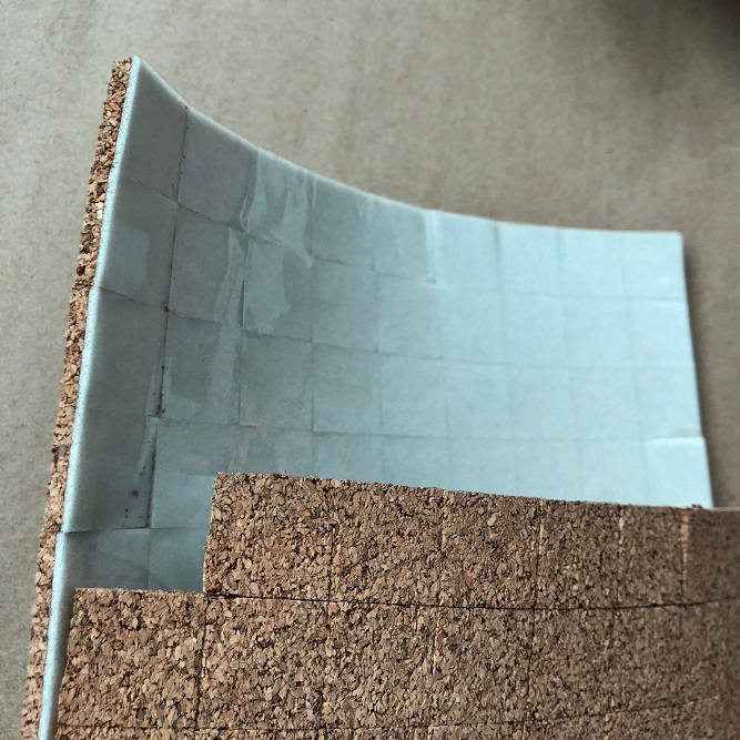 Wholesale Price 35*35*14+2MM Protection Spacers with Foam Separator Cork Pads For Glass