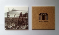 Widely Popular Cusomized Design Printed Square ceramic coaster with cork backing for home/Hotel