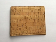 Popular Bifold men gender slim cork wallet 11x9cm with card and money slot