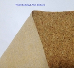 ECO-Friendly Nature cork fabric material/leather for notebook cover,l,waterproof and dust resi