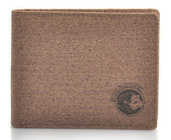 Nature Cork Raw material men wallet 11x9cm with card and money slot, customized logo