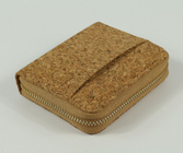 Mini Style Nature Cork Raw material Women wallet 10x9cm with card and money slot