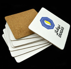 Hot selling promotional cork coaster Customized size and printed logo