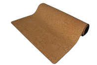 26‘’ Popular Eco-Friendly Anti Slip Natural Cork Rubber Yoga Mat, customized thickness