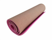2016 Popular Hot Sale Custom Logo Eco Friendly TPE Cork Yoga Mat for Wholesale