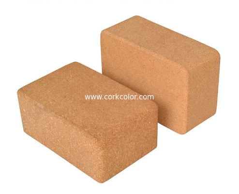 Hot Sale Eco Friendly Nature Blank Cork Yoga Block 3''x6''x9''