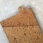 Popular Colored Natural Cork Money Clip Credit Card Holder with Handle