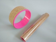 Eco Friendly Customized Color/ Popular Hot Sale Customized Logo Cork Yoga Wheel for Wholesale