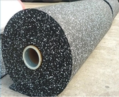 Recycled Rubber Corks Roll Flooring Underlay, Sound Insulation and Soundproof , Customized Size