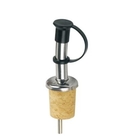 304 Stainless Steel Olive Oil Liquor Wine Pourer Free Flow Bottle Dispenser Spout with Cork Stopper