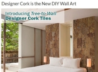 Randomly Size,Frist-Layer Nature Cork Bark tiles,for natural displays for air plants