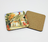 Popular Square 3.5'' Sublimation Blank MDF Drink Coasters with Cork Back