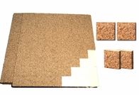 China Adhesive Cork Pads for Protective Glass 12x12mm, 1.5mm thickness Factory