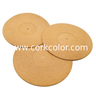 12in Cork Turntable Platter Mat, Non Slip Anti Static Cork Record Mat Pad for Records