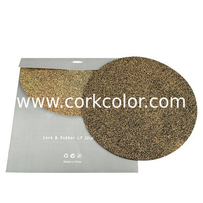 12in Cork & Rubber Turntable Platter Mat for Records, Anti-Static, Shockproof and, Improve Sound Quality