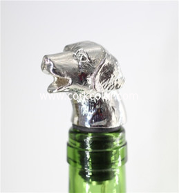 Popular Deer Head Wine Bottle Cork Pourer Stopper with Zin Alloy Material