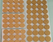 Hot Wholesale Price 25*25mm Better Housewares Protective Adhesive Cork Discs at Nature Color