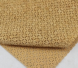 Whosale Price 1.4m Width Hollow Cork Fabric style by Yard in Nature Color for Decoration