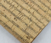 Factory Price 1.4m Width Square Texture Cork Fabric in Nature Color for Wallet Making