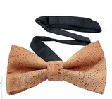 Factory Wholesale Men's Cork Bow Tie Adjustable to fit neck sizes from Length 11 inches to 20 inches