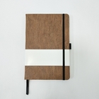 Factory Wholesale Price A5 Size 8''x5''  Eco-Friendly Natural Cork Notebook with Pen Loop & Page
