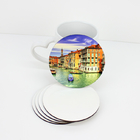 Hot Selling Diameter 90/95/100mm Sublimation MDF Blank Coaster or Customized Printing