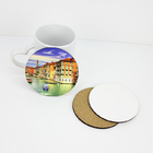 Hot Selling Diameter 90/95/100mm Sublimation MDF Blank Coaster or Customized Printing