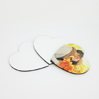 Popular 110x110mm Heart Shape Sublimation MDF Blank Coaster for Gift or Promotion