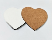 Amazing 100x100mm Delicate Heart Shape Sublimation MDF Blank Coaster for Wedding Gift