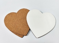 Amazing 100x100mm Delicate Heart Shape Sublimation MDF Blank Coaster for Wedding Gift